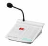 Настольная микрофонная станция системы VX-2000 с функциями управления сигналами гонга и управлением вещанием в 5 зон