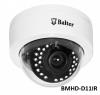 BMHD-D11IR - это HD-SDI купольная внутренняя видеокамера день-ночь (ICR) c разрешением 1920х1080 (Full HD) и варифокальным МР объективом 2.8-10мм (AI) и IR подсветкой дальностью до 16 метров